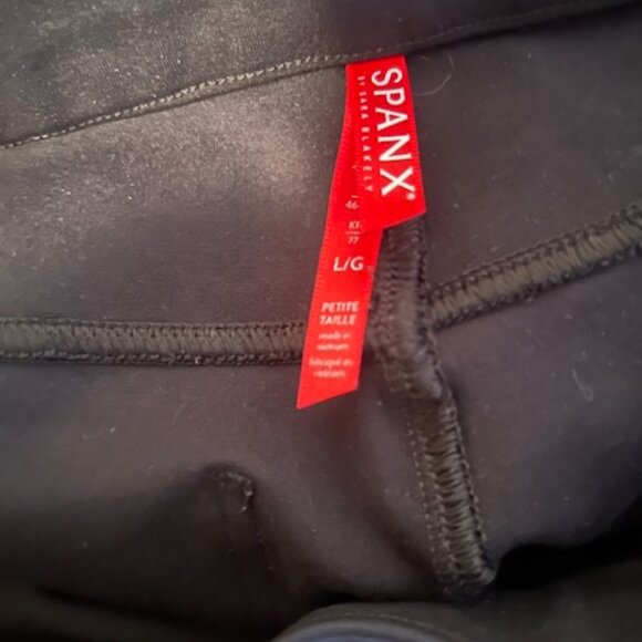 Spanx Black Jean-ish ankle leggings, size L - Picture 4 of 6